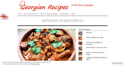 Desktop Screenshot of georgianrecipes.net
